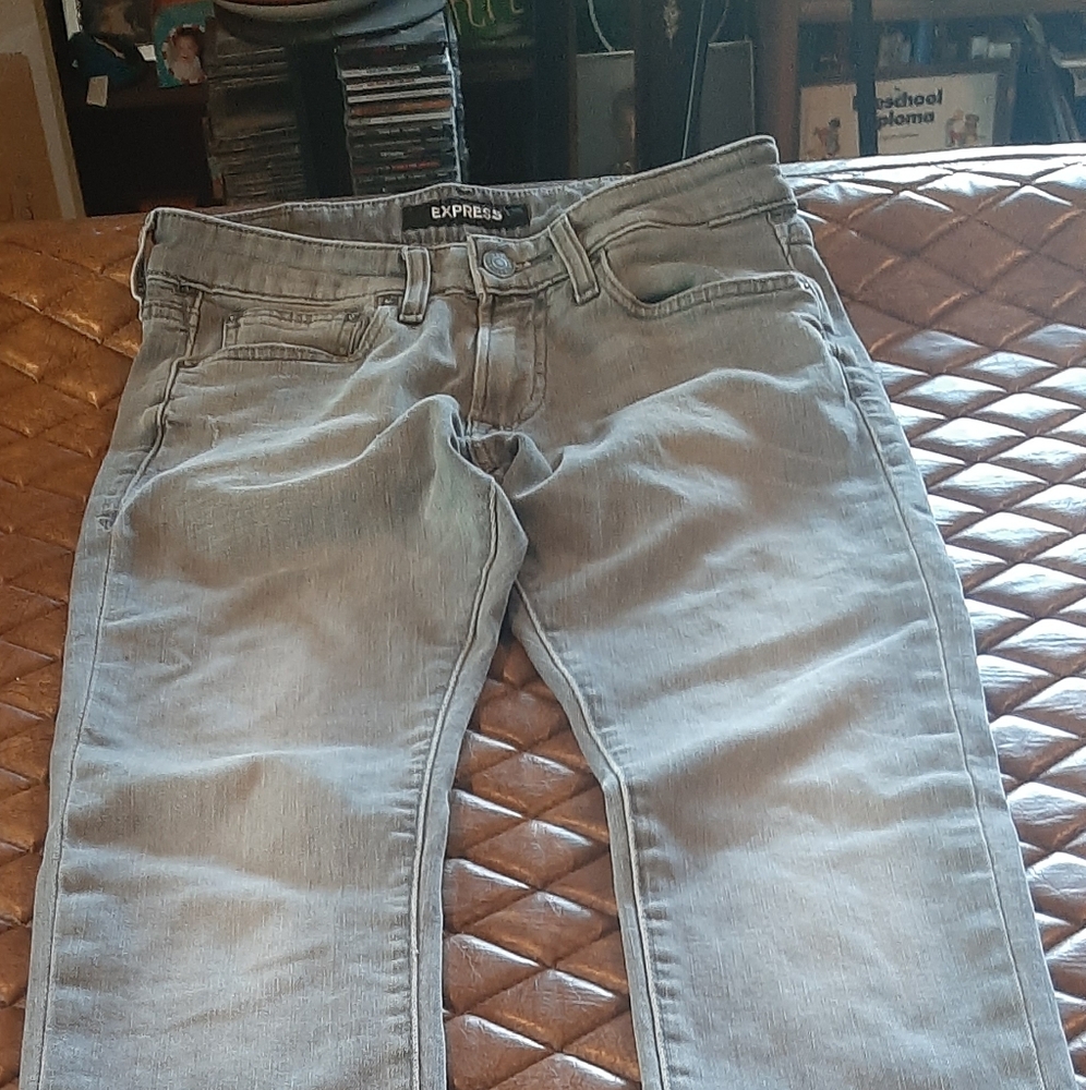 Express Men's Gray Jeans